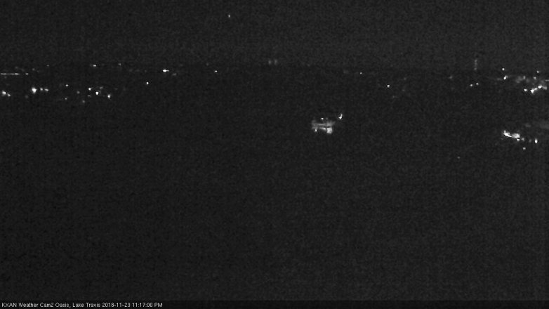 Lake Travis webcam, November 23, 2018 10:20 PM CT