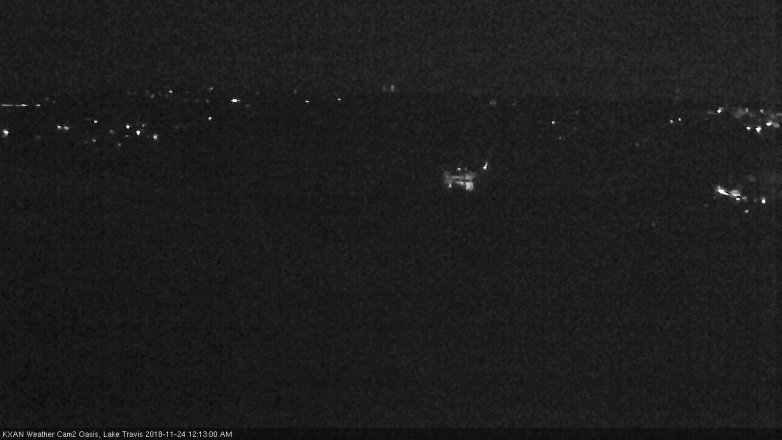 Lake Travis webcam, November 23, 2018 11:15 PM CT