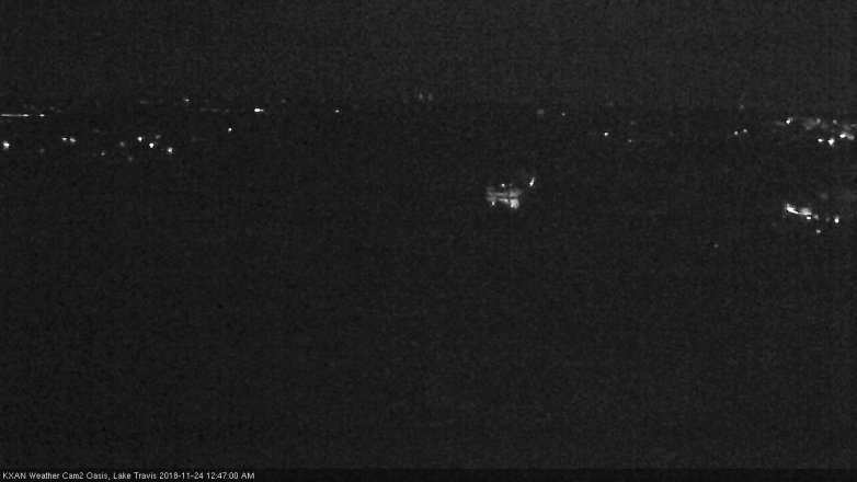 Lake Travis webcam, November 23, 2018 11:50 PM CT