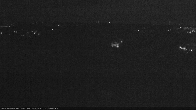Lake Travis webcam, November 23, 2018 12:00 AM CT
