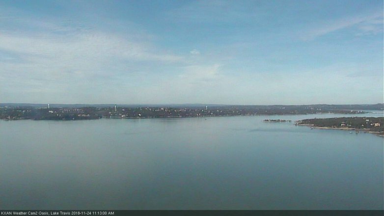 Lake Travis webcam, November 24, 2018 10:15 AM CT