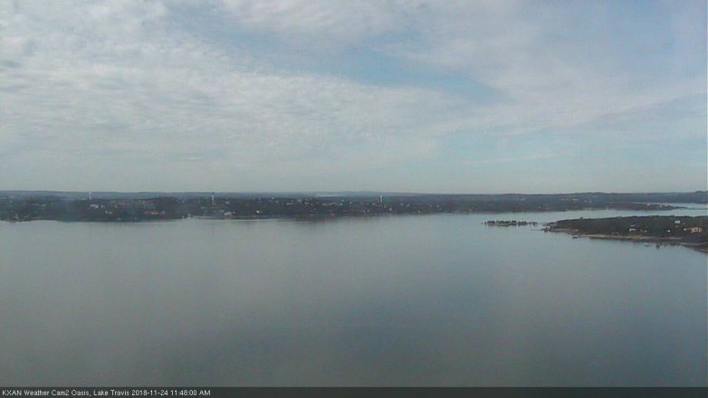 Lake Travis webcam, November 24, 2018 10:50 AM CT