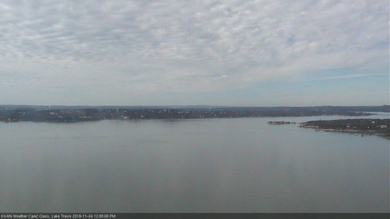 Lake Travis webcam, November 24, 2018 11:10 AM CT