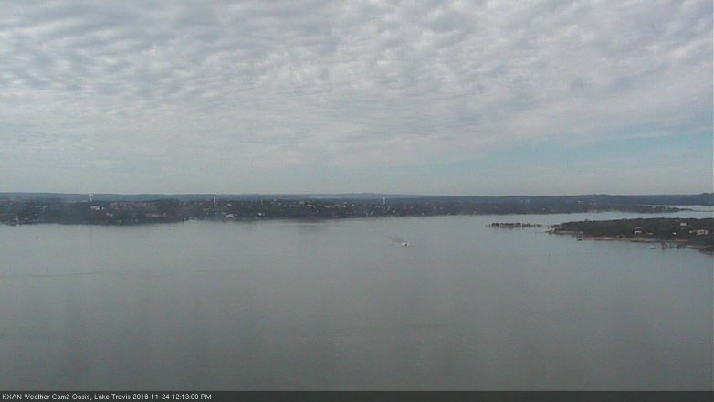 Lake Travis webcam, November 24, 2018 11:15 AM CT