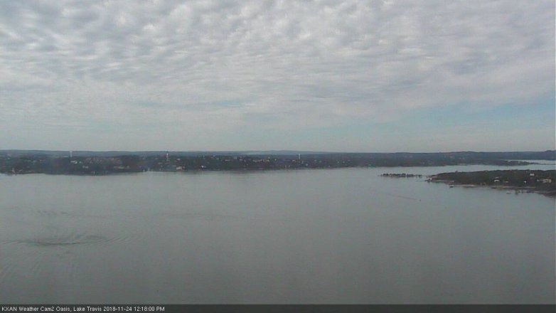 Lake Travis webcam, November 24, 2018 11:20 AM CT