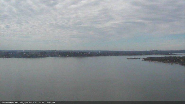 Lake Travis webcam, November 24, 2018 11:35 AM CT