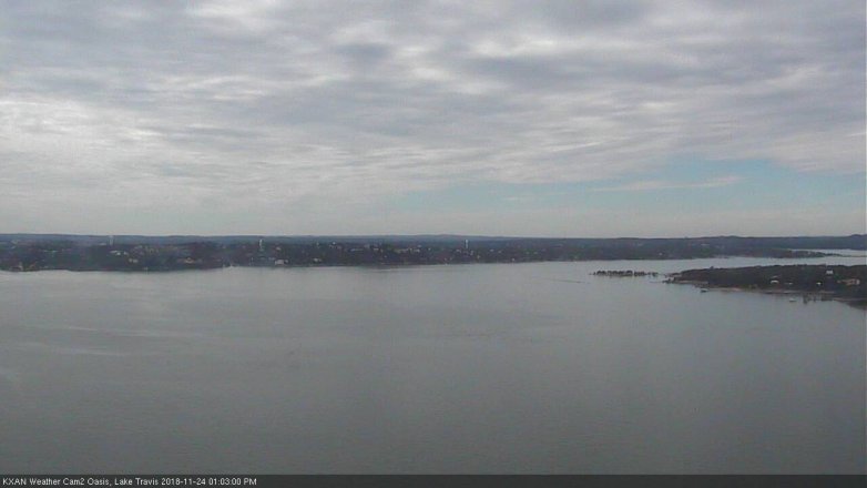 Lake Travis webcam, November 24, 2018 12:05 PM CT