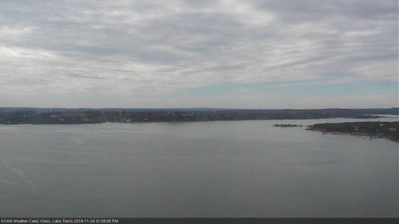 Lake Travis webcam, November 24, 2018 12:10 PM CT