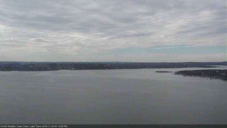 Lake Travis webcam, November 24, 2018 12:15 PM CT