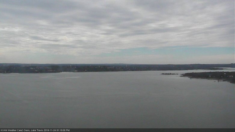 Lake Travis webcam, November 24, 2018 12:20 PM CT