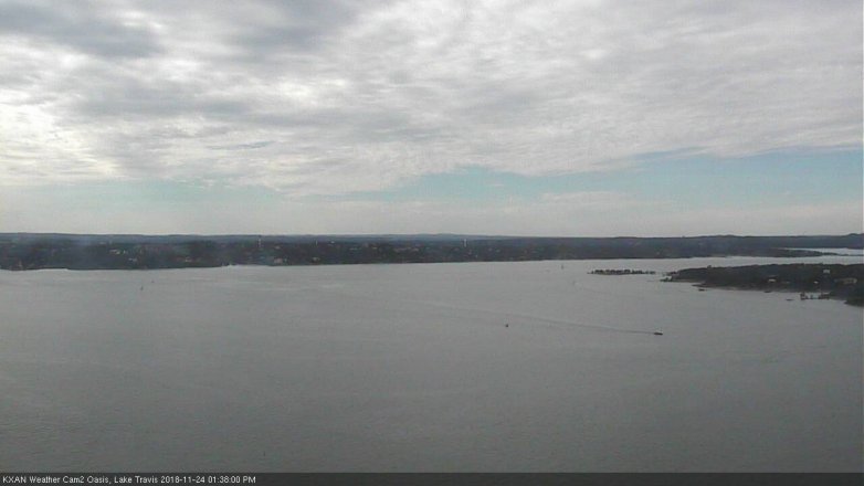 Lake Travis webcam, November 24, 2018 12:40 PM CT