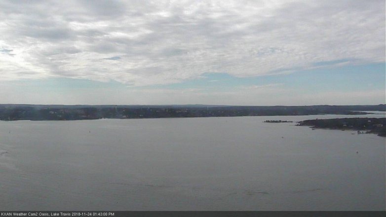 Lake Travis webcam, November 24, 2018 12:45 PM CT