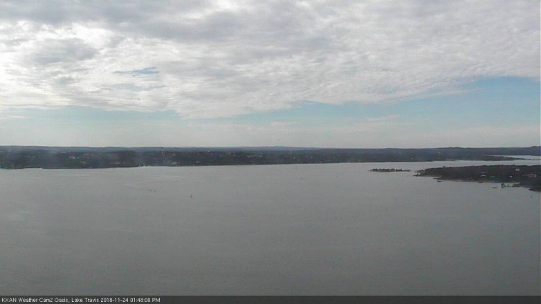 Lake Travis webcam, November 24, 2018 12:50 PM CT