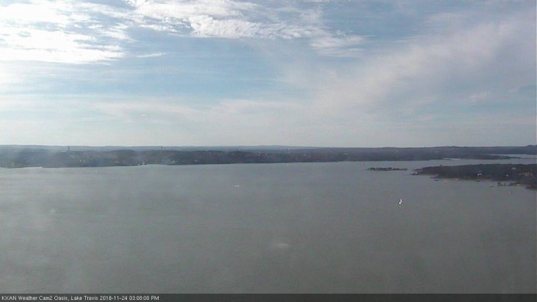 Lake Travis webcam, November 24, 2018 2:10 PM CT