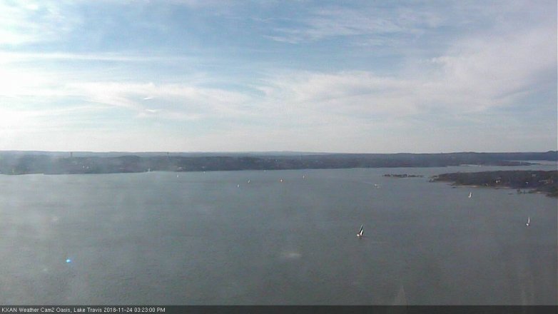 Lake Travis webcam, November 24, 2018 2:25 PM CT