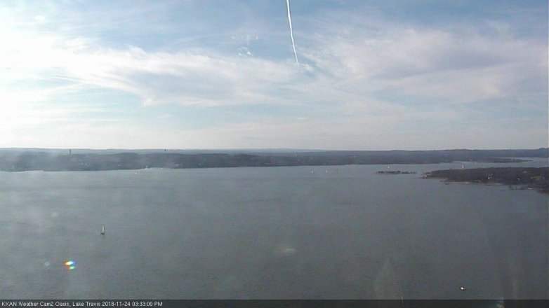 Lake Travis webcam, November 24, 2018 2:35 PM CT