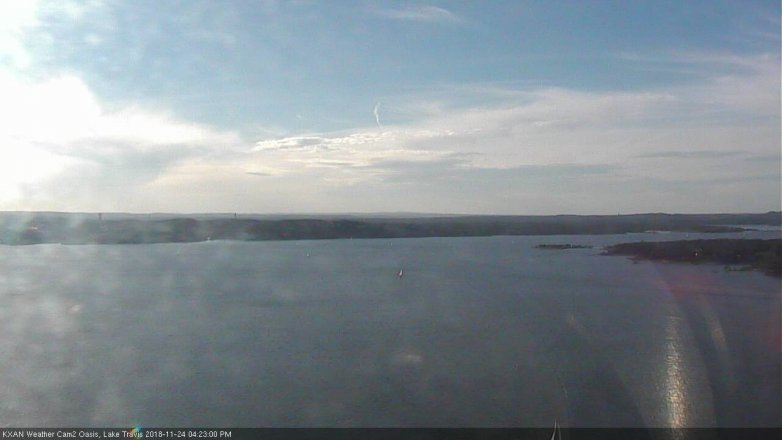 Lake Travis webcam, November 24, 2018 3:25 PM CT
