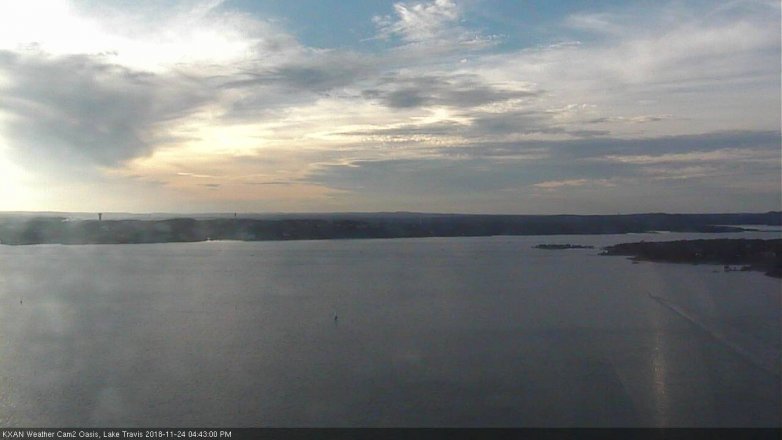 Lake Travis webcam, November 24, 2018 3:45 PM CT