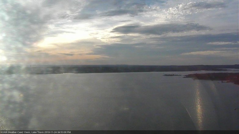 Lake Travis webcam, November 24, 2018 3:55 PM CT