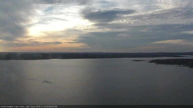Lake Travis webcam, November 24, 2018 4:00 PM CT