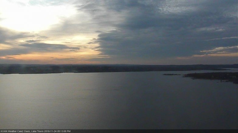 Lake Travis webcam, November 24, 2018 4:15 PM CT