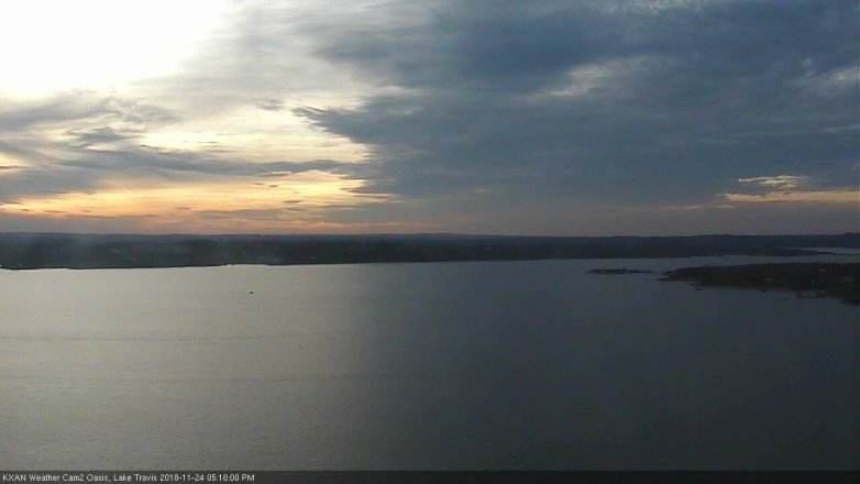 Lake Travis webcam, November 24, 2018 4:20 PM CT