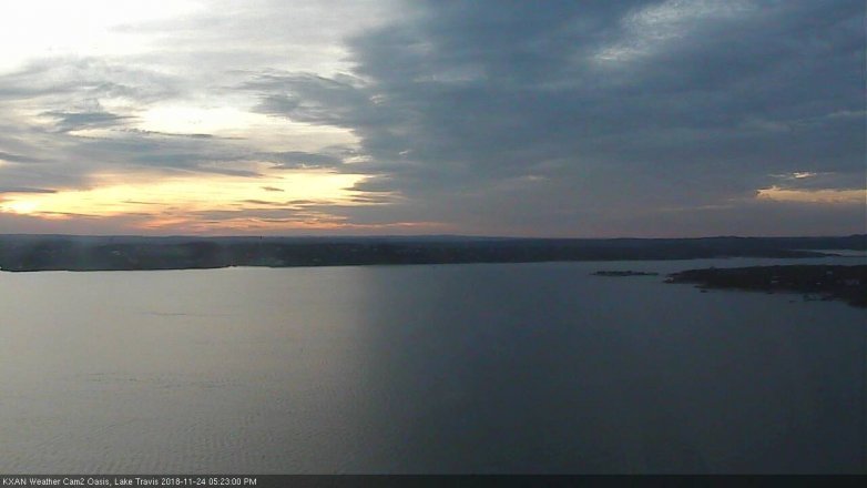 Lake Travis webcam, November 24, 2018 4:25 PM CT