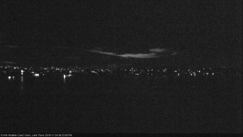 Lake Travis webcam, November 24, 2018 5:25 PM CT