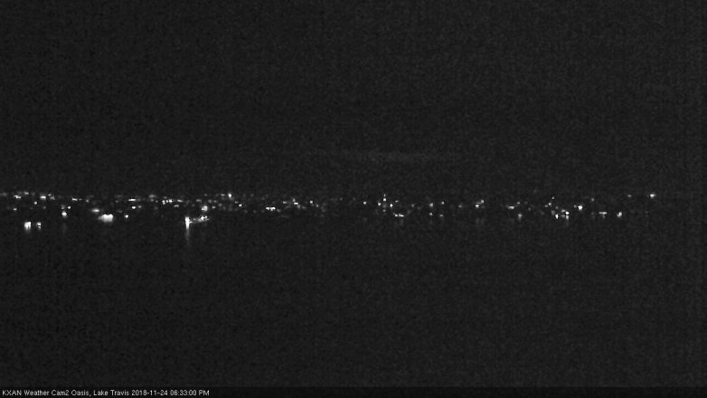 Lake Travis webcam, November 24, 2018 5:35 PM CT