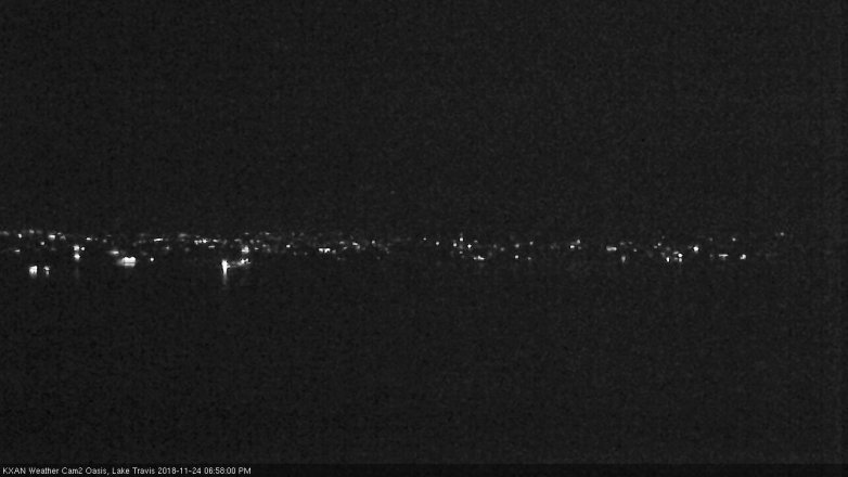 Lake Travis webcam, November 24, 2018 6:00 PM CT