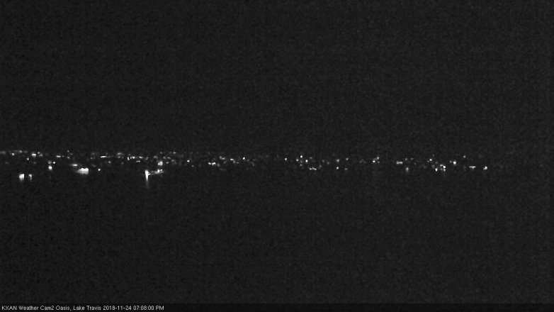 Lake Travis webcam, November 24, 2018 6:10 PM CT