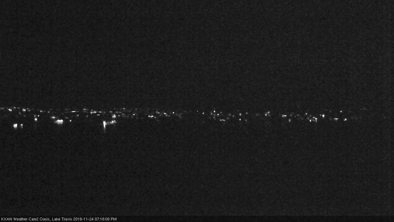 Lake Travis webcam, November 24, 2018 6:20 PM CT