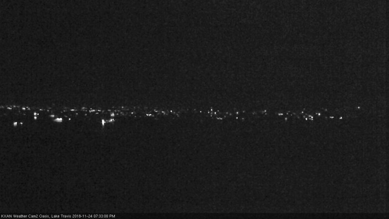 Lake Travis webcam, November 24, 2018 6:35 PM CT