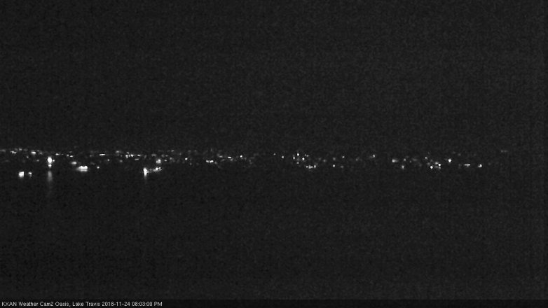 Lake Travis webcam, November 24, 2018 7:05 PM CT