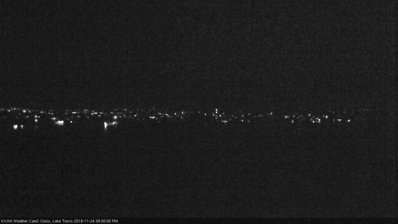 Lake Travis webcam, November 24, 2018 7:10 PM CT