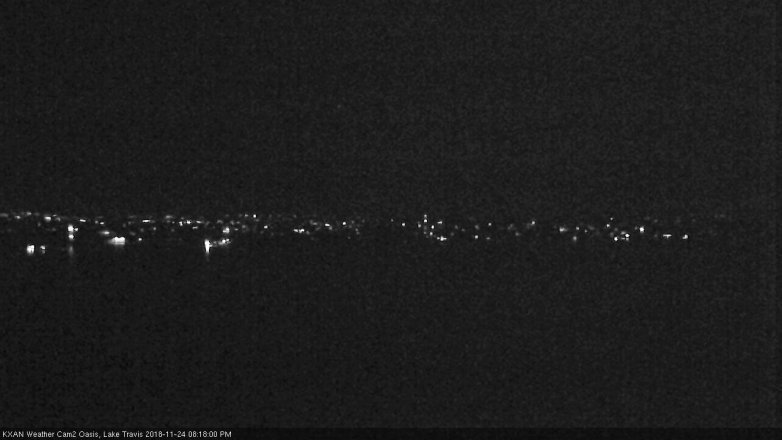 Lake Travis webcam, November 24, 2018 7:20 PM CT