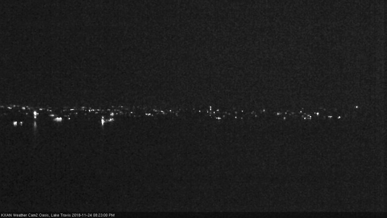 Lake Travis webcam, November 24, 2018 7:25 PM CT