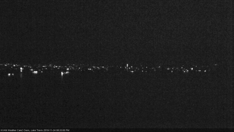 Lake Travis webcam, November 24, 2018 7:35 PM CT