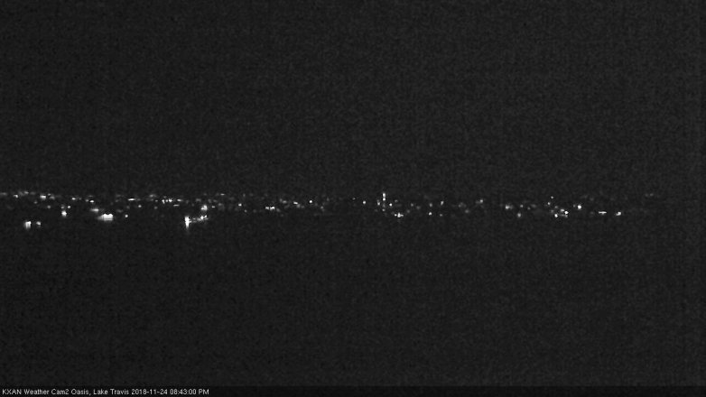 Lake Travis webcam, November 24, 2018 7:45 PM CT