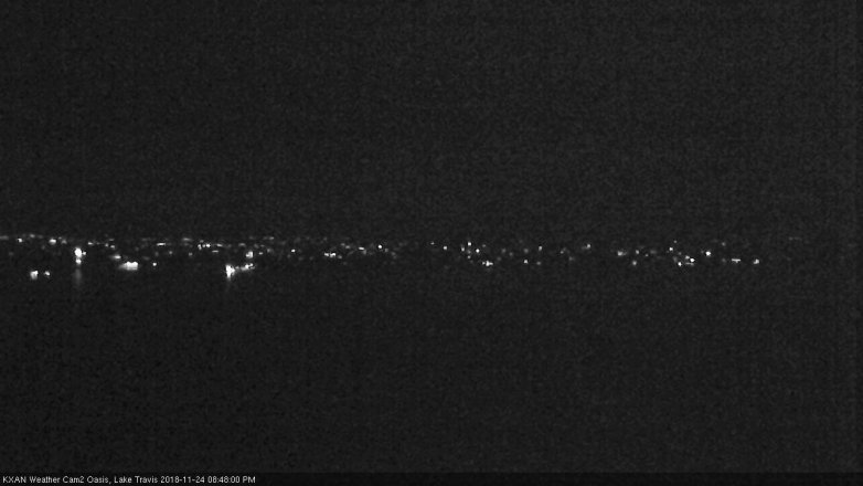 Lake Travis webcam, November 24, 2018 7:50 PM CT