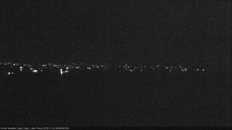 Lake Travis webcam, November 24, 2018 8:10 PM CT