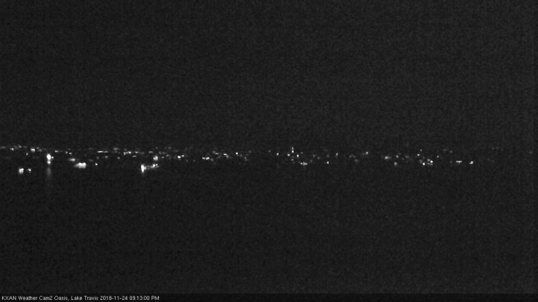 Lake Travis webcam, November 24, 2018 8:15 PM CT