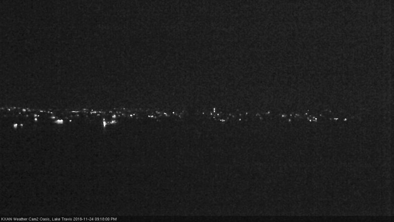 Lake Travis webcam, November 24, 2018 8:20 PM CT