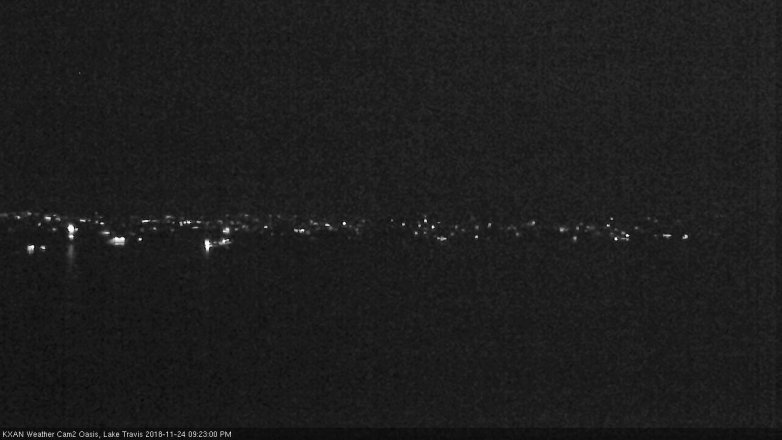 Lake Travis webcam, November 24, 2018 8:25 PM CT