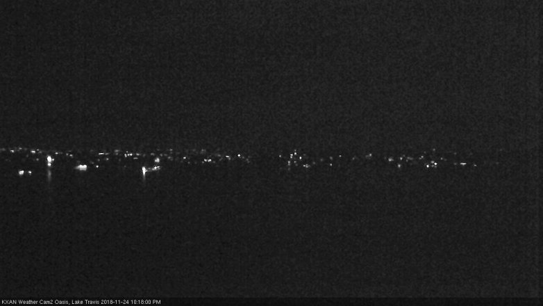 Lake Travis webcam, November 24, 2018 9:20 PM CT