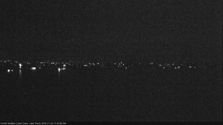 Lake Travis webcam, November 24, 2018 10:35 PM CT