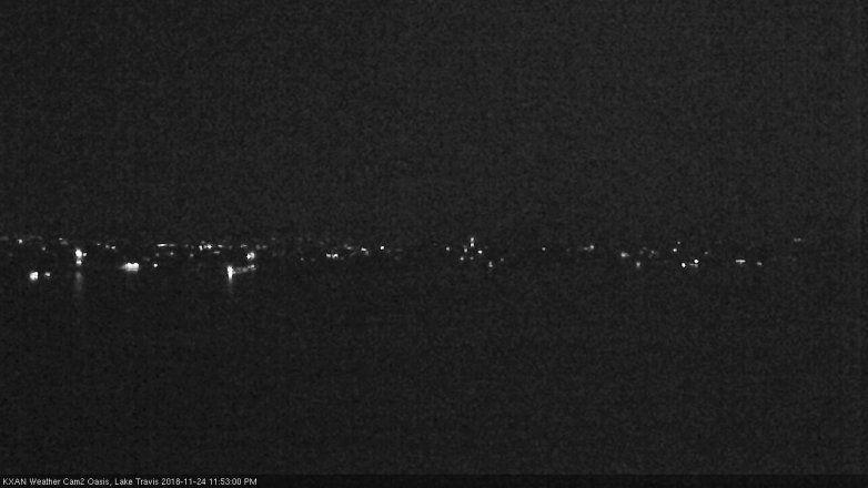 Lake Travis webcam, November 24, 2018 10:55 PM CT