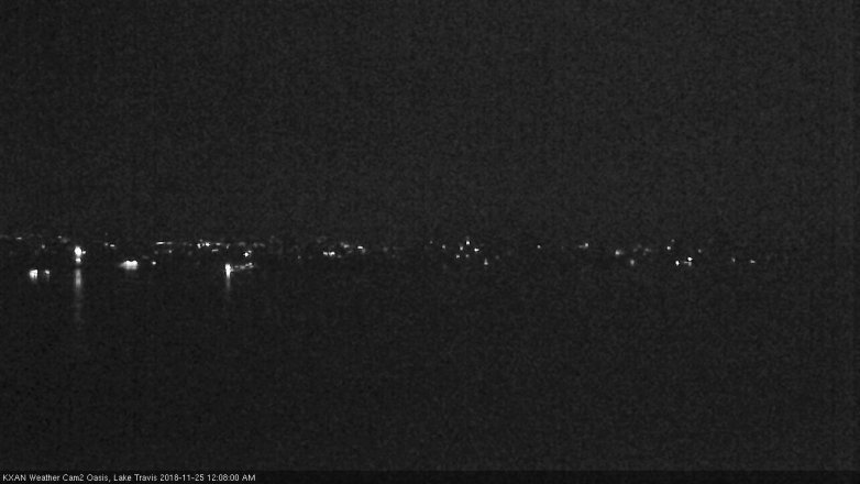 Lake Travis webcam, November 24, 2018 11:10 PM CT