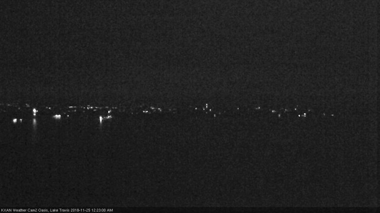 Lake Travis webcam, November 24, 2018 11:25 PM CT