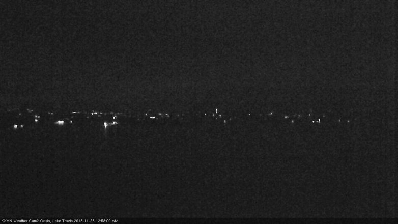 Lake Travis webcam, November 24, 2018 12:00 AM CT